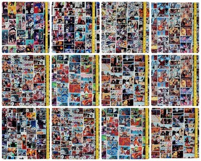 ANIME COLORED MANGA FABRIC ( HALF-YARD OR 1-YARD & ANIME THEME SELECTIONS )