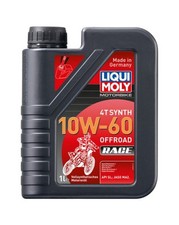 21504 - Huile de graissage moteur 1L 100% sintético 4T Synth 10W-60 Off road Rac