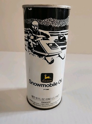 #ad #ad Vintage John Deere Snowmobile Oil Can Unopened PT560 16oz Rare Collectible $19.95