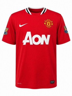 Nike Manchester United Rooney 10 Heimtrikot Large Premier League AON Fußball