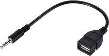 Plug  Play 3.5mm AUX to USB Adapter - Stream Music from U-Disk in Car
