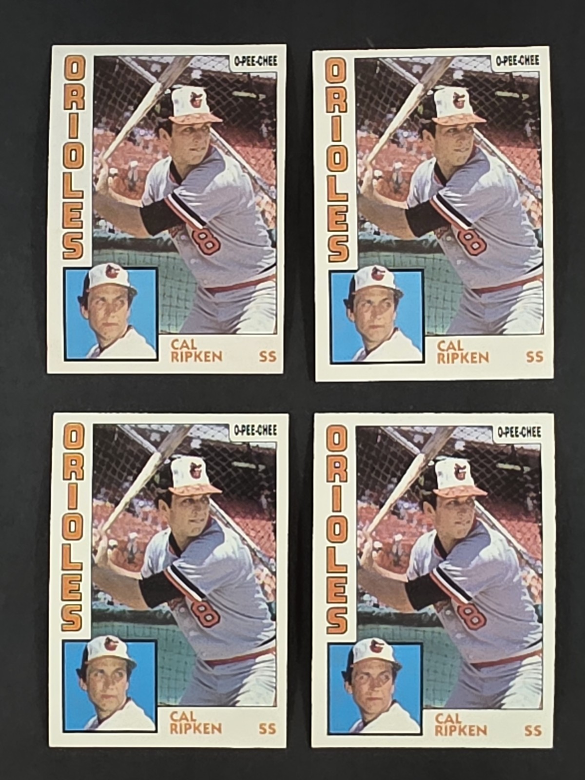 1984 O-Pee-Chee Cal Ripken Jr  #363 Lot Of 4 No Creases