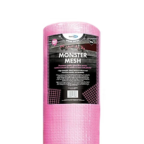 Bond It Glass Fibre Woven Render Reinforcing Monster Mesh 1m x 50m Roll - Image 1 of 1