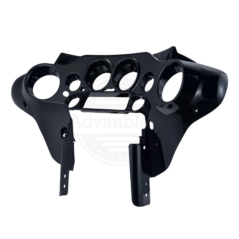 Kits de carenado interior delantero negro vivo para Harley Touring Street Glide FLHX 96-13 Foto 3 de 4