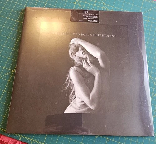 TAYLOR SWIFT Tortured Poets Department Black Dog LP Vinyl New Sealed Record