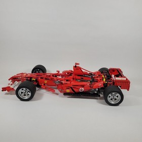 Vintage LEGO Ferrari F1 8674 Racer 1:8 Indy Race Car Stickers Clean 98% Complete