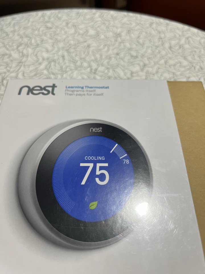 Nest Learning Thermostat - 3rd Generation Stainless Steel - Image 2 of 4