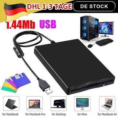 Externes USB-Diskettenlaufwerk / FDD 1,44MB/Floppy Disketten-Laufwerk 3,5 Zoll.