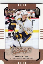 2015-16 Upper Deck MVP #92 Roman Josi Nashville Predators