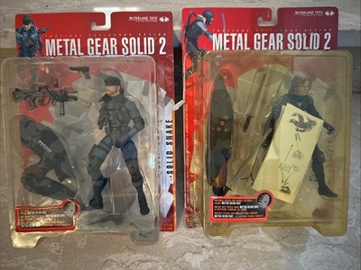 2x Metal Gear Solid 2 Figuren - Solid Snake & Raiden - McFarlane Toys