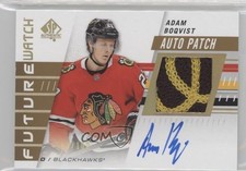 2019 SP Authentic Future Watch Limited 63/100 Adam Boqvist #219 Patch Auto 1q2