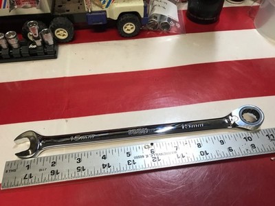 Icon tools wrench ratcheting 15mm xlong anti slip WRAM15