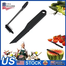 Kitchen Spiral and V-Shaped Tools,2in1 spiral Cutter and V-Shaped Fruit Knife JQ