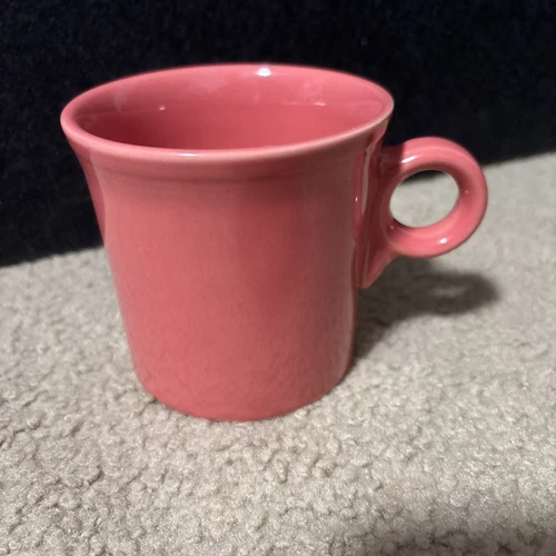 Fiesta Fiestaware Roses Pink O Ring Ceramic Coffee Mug Homer Laughlin