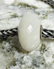 Authentic Trollbeads Milky Quartz Bead 80109