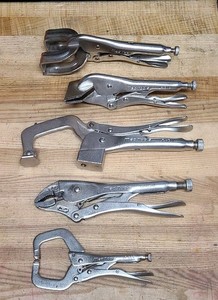 MAC Tools 5 Piece Locking Pliers Set Vise Grip Welding LP HD11 CJ10 CC6 SM9 WU9