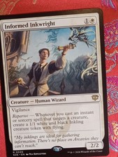 Informed Inkwright Magic The Gathering Secrets of Strixhaven MTG white rare card