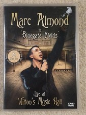 Marc Almond In Bluegate Fields - Live At Wilton's Music Hall DVD+CD Set Soft Cel