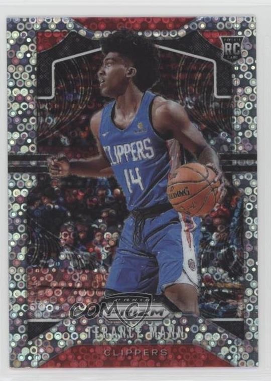2019-20 Panini Prizm Rookie Fast Break Prizm Terance Mann #296 Rookie RC u5y