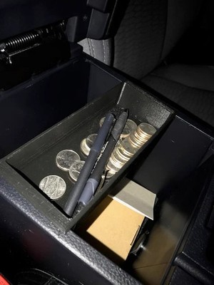 Shallow Center Console Insert Tray for 2017 Toyota Tacoma