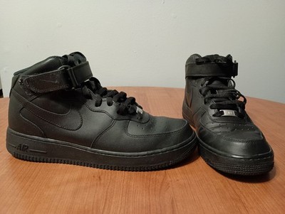 Nike Mens Air Force 1 Mid 07 315123-001 Black Basketball Shoes Sneakers Size 11