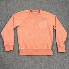 Outerknown Grapefruit Coral Orange Sur Pocket Sweatshirt Women's Size Small