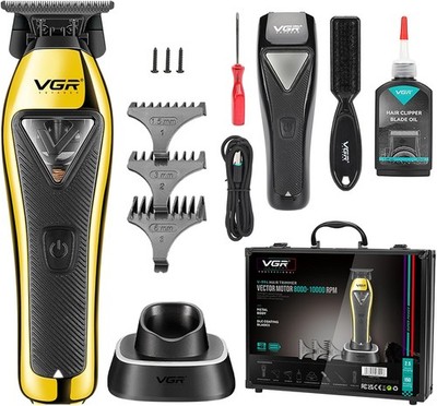VGR 994 Vektormotor-Haarschneider für Herren, 10.000 U/min Bart- & Haarschneider