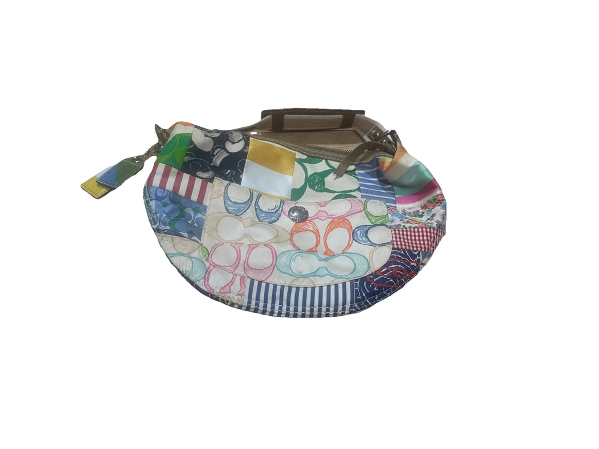 Coach Patchwork Hobo Handbags & Bags Suede Exterior for Women for