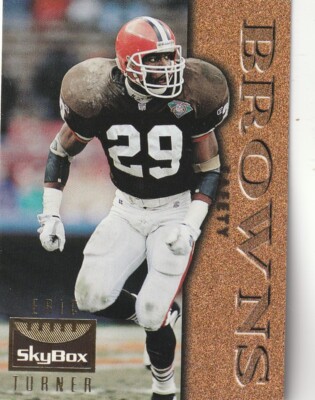 FREE SHIPPING-MINT-1995 Skybox  Eric Turner #31 BROWNS