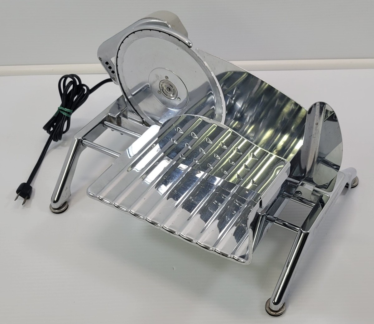 アメリカ製 デッドストック ビンテージ RIVAL社製 電動フードスライサー Z) Vintage Rival Chrome Electric 7