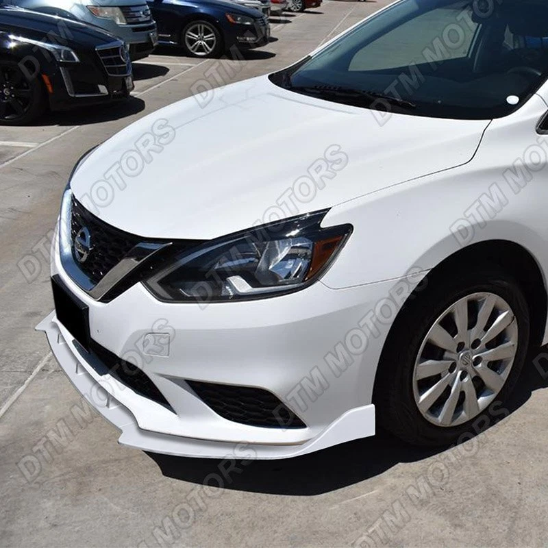 For 2016 2019 Nissan Sentra Painted White Front Bumper Body Kit