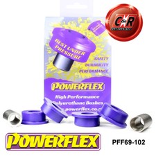 Powerflex Vorn Querlenker Hintere Buchsen für Legacy BC, Bf, Bj (89-93)