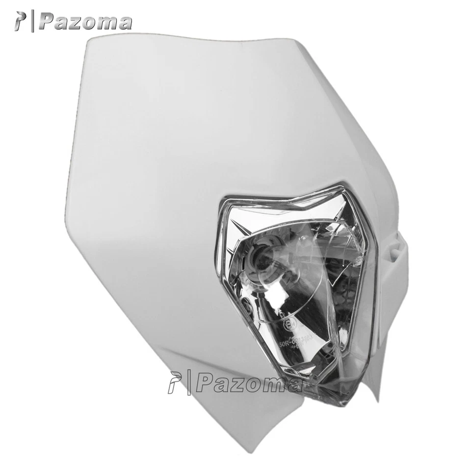 Conjunto de faros de moto todoterreno universal para Honda CRF100F 250R Foto 3 de 4