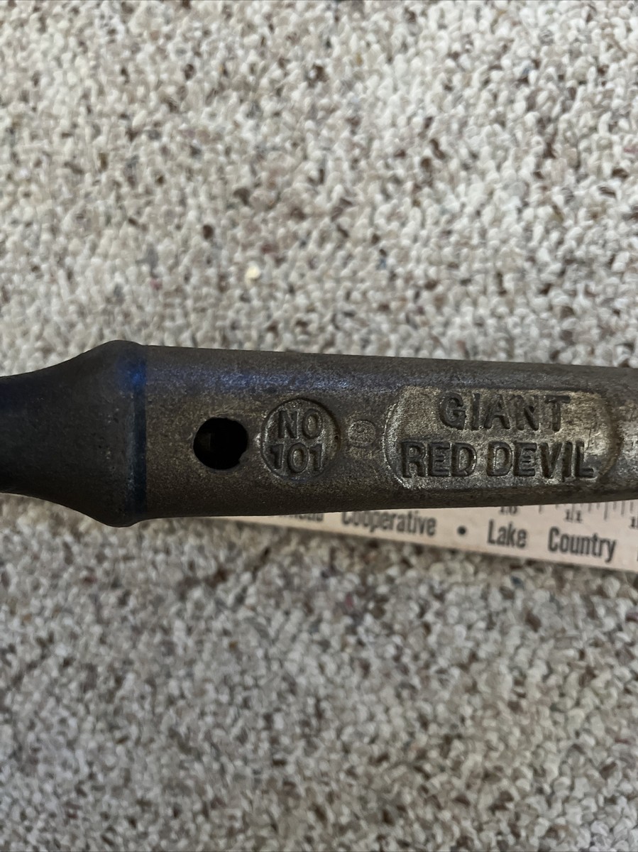 Vintage SMITH & HEMENWAY Red Devil Giant No. 101 Nail Puller 