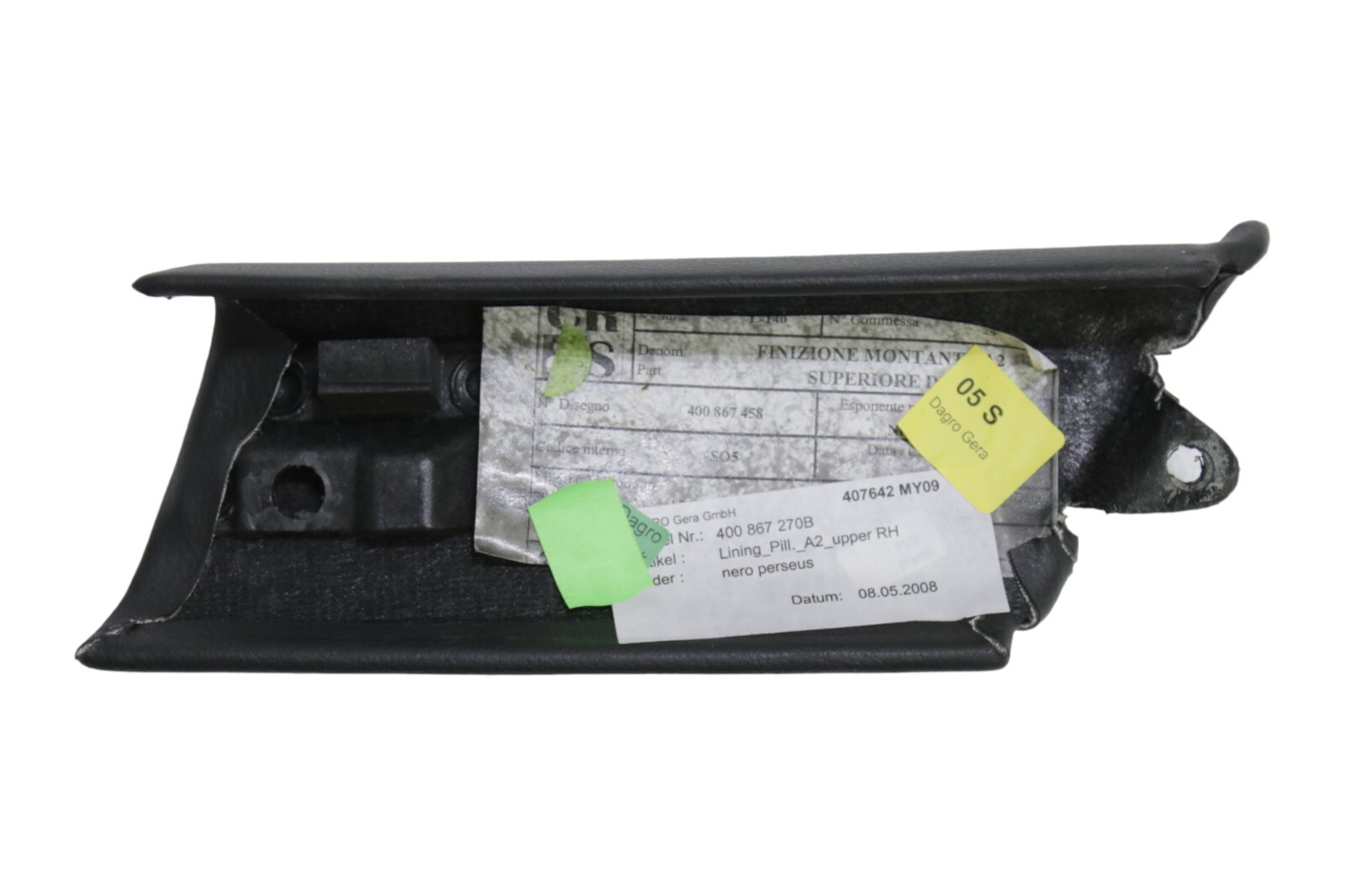 Lamborghini Gallardo Front Right A-Pillar Trim Cover Panel 2009 - 2014 OEM