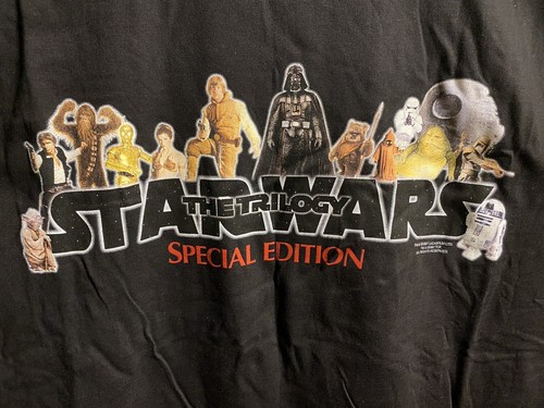 STAR WARS Trilogy Special Edition KLOS 95.5 FM XL Promotional T-shirt 1997 - Picture 2 of 6