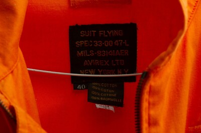 Avirex Orange Flight suit N8725 | eBay Avirex Orange Flight suit N8725 | eBay