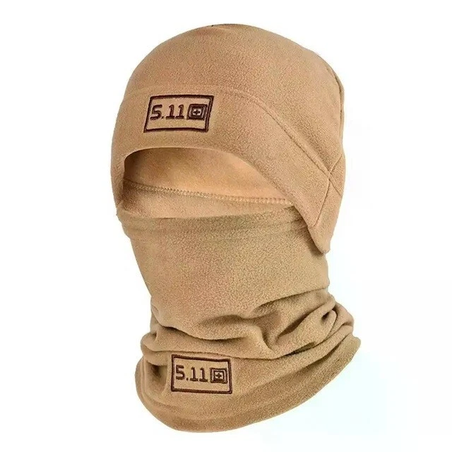 5.11 tactical Khaki Polar Fleece 2 piece Beanie And Neck Warmer