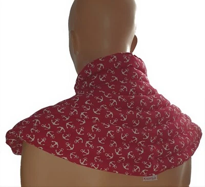 Körnerkissen mit Kragen Schulterkissen BIO-Dinkelkissen Nacken * Kissenjule *