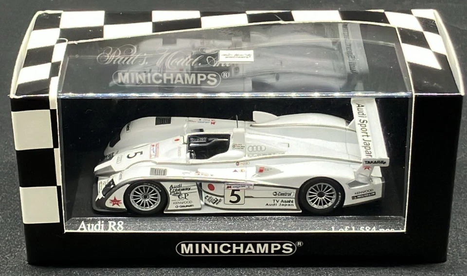 Minichamps 1/43 Audi R8 24hs Le Mans 2002 Audi Sports Ara / Dalmas 400021205 Foto 3 de 4