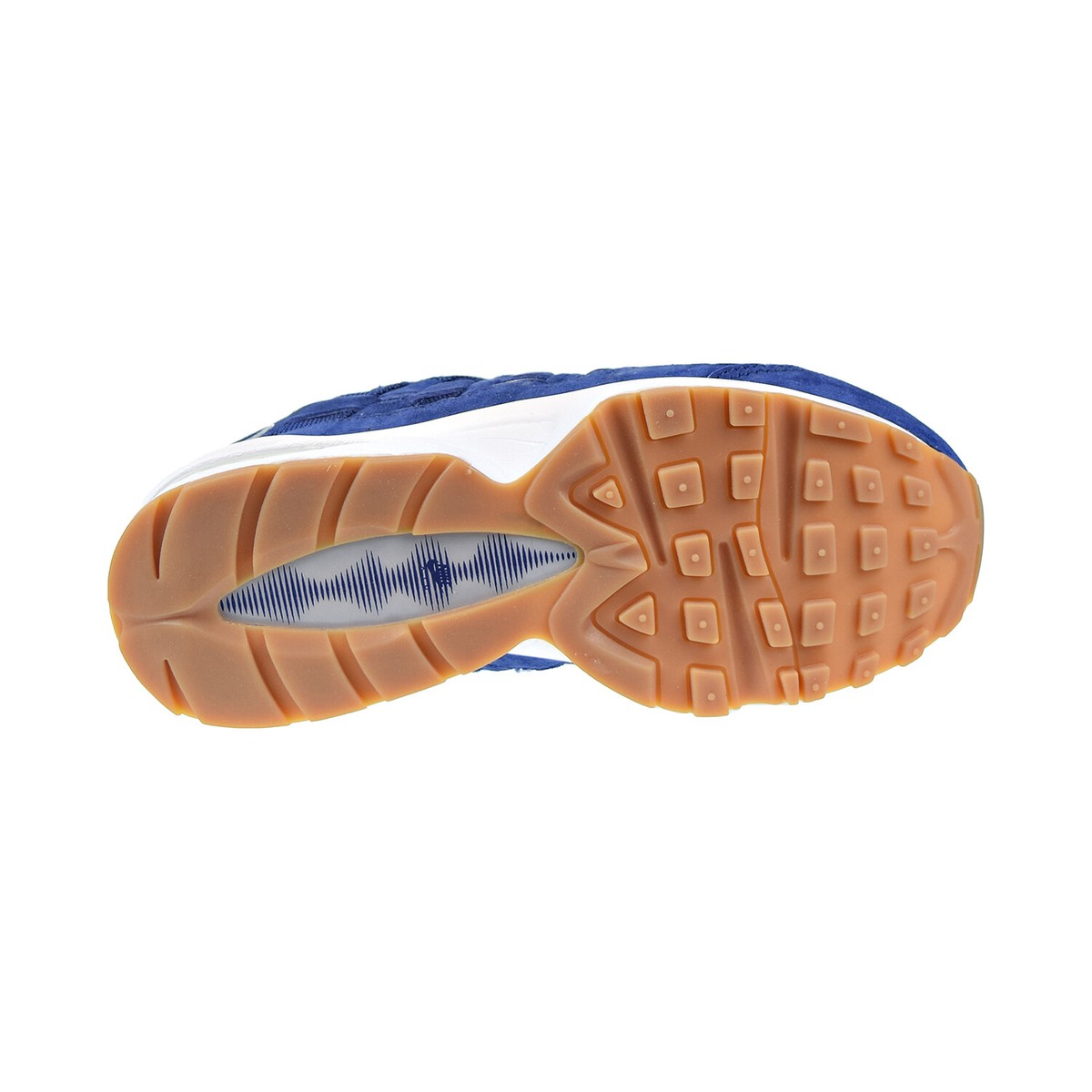 Nike Air Max 95 Woven (GS) Big Kids' Shoes Blue Void-Wolf Grey