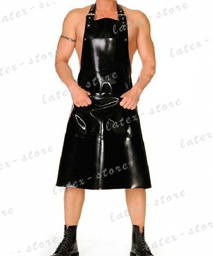 633 Latex Rubber Gummi Man Apron 