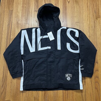 Nike Ambush NBA Collection Brooklyn Nets Jacket DB8576-010 Women s Size Small