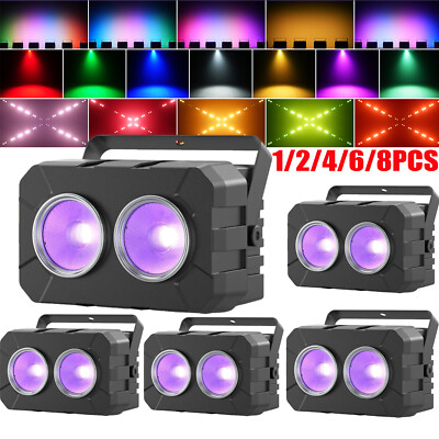 180W RGBW Par Licht 2-Eye COB Licht DMX512 Bühnenbeleuchtung für DJ Party Events