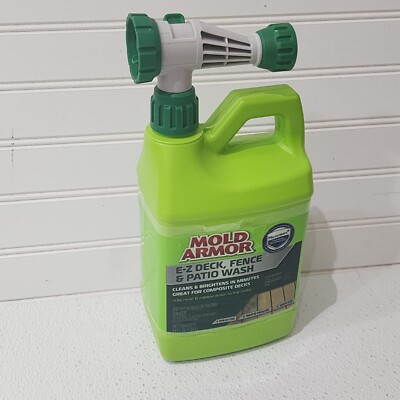#ad #ad NEW Kills Mold Mildew Armor E Z Deck Fence Patio Wash Liquid Hose SPRAY 64oz $19.95