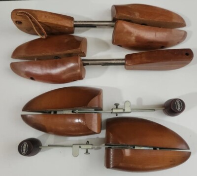 Vintage Cadillac Shoekeeper Shoe Trees Wooden Shoe Form Adjustable No. 5 EUC 