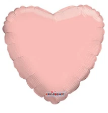 18" Heart Shape Rose Gold Foil Balloon by Anagram