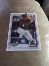 2020 Bowman Baseball Prospects Jesus Sanchez Miami Marlins base card #BP-11