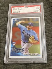 2010 Topps Chrome Wade Davis Rookie Card Psa 9