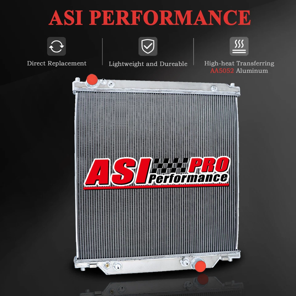 For 2003-2007 Ford F250/F350/F450 6.0L Powerstroke Diesel ASI Aluminum Radiator - Изображение 2 из 4